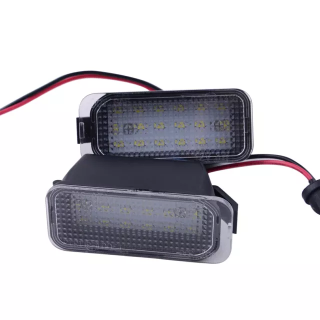Pair LED Number Licence Plate Light Lamp Bulb Fit For Ford Transit Van MK8