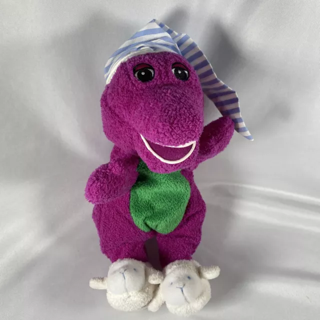 VINTAGE 1993 BARNEY The Purple Dinosaur Story Time Coin Bank Lyons ...