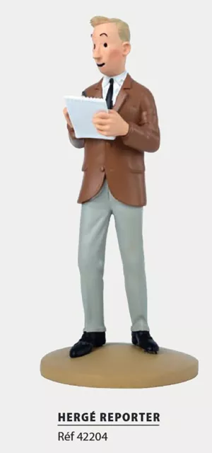 ➡ 42204 TINTINIMAGINATIO ☆ Tintin Hergé reporter ☆ Résine 12cm ☰