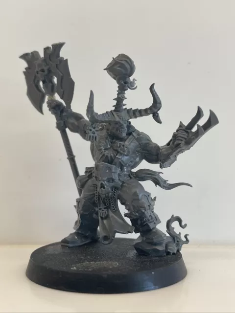 Exalted Deathbringer With Ruinous Axe Warhammer Aos Age Of Sigmar Khorne