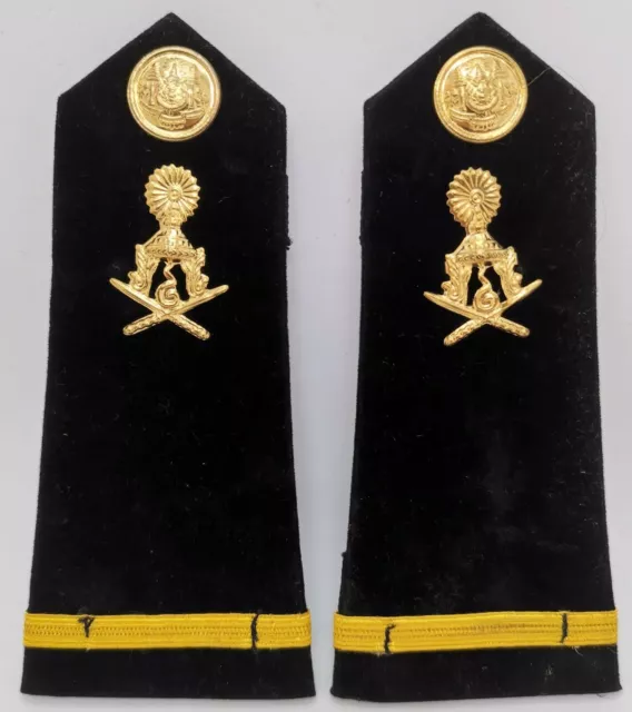 Cambodia RCAF Military Army Chief Warrant Officer Shoulder Boards Mark