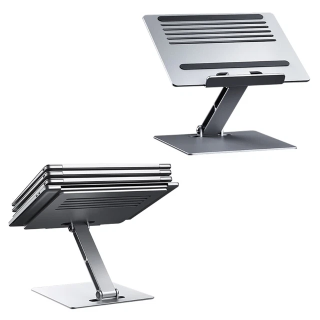 HEIGHT ADJUSTABLE LAPTOP Stand Ergonomic Aluminum Riser Platform for ...