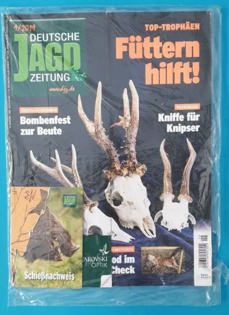 Deutsche Jagd Zeitschrift 9/2019 mit Schießnachweis ungelesen 1A abs. TOP