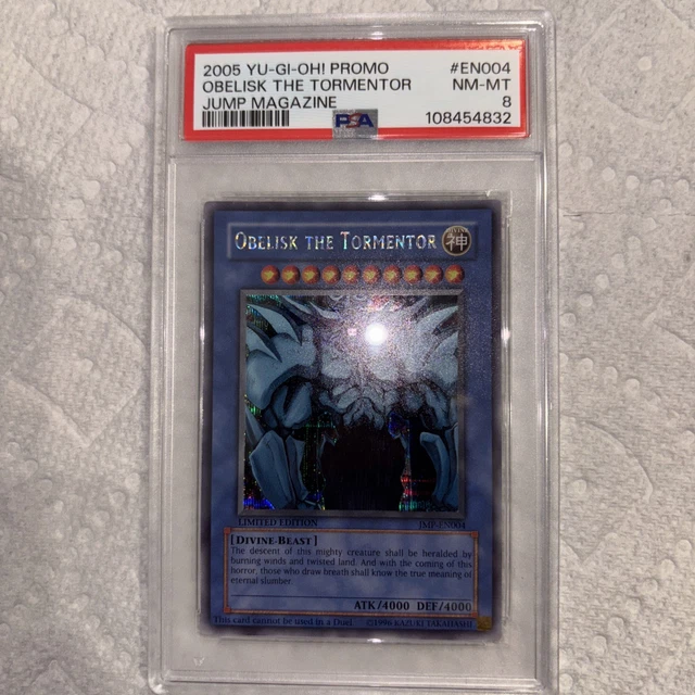 YU-GI-OH SHONEN JUMP Promo Obelisk the Tormentor Limited JMP-EN004 PSA ...