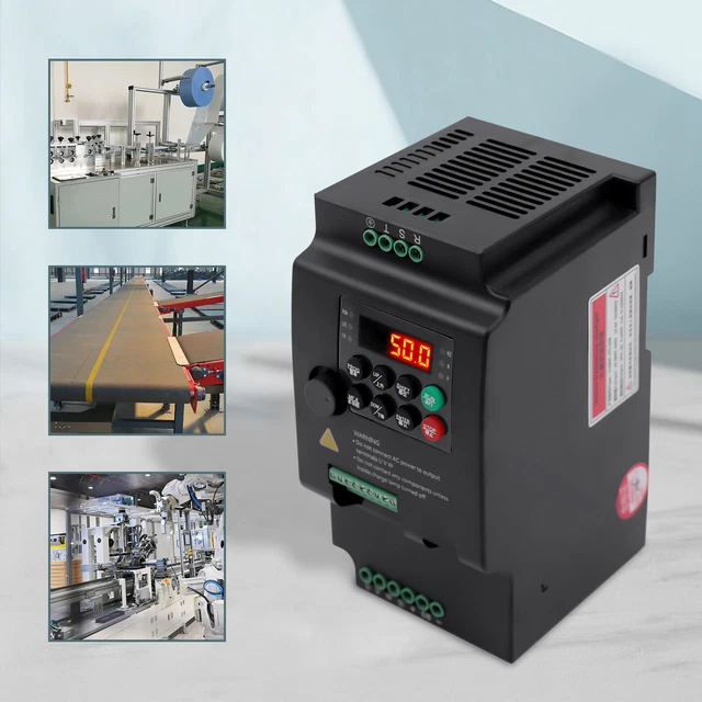 Jadeshay Frequenzumrichter 380V 1.5KW - Drehzahlregler Für 3-Phasen Motoren