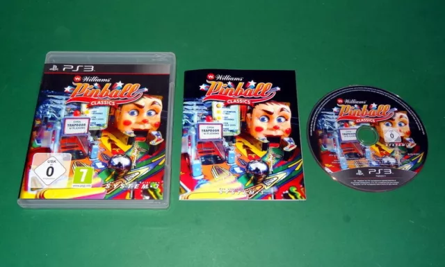 Williams Pinball Classics DEUTSCH mit Anleitung und OVP fuer Playstation 3 PS3