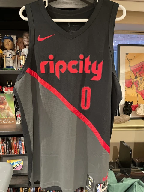 Nike Portland Trail Blazers Damian Lillard Rip City Jersey