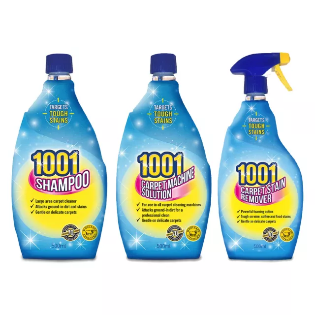 1001 Carpet & Rug Sofa Cleaner Stain Remover Spray, Shampoo