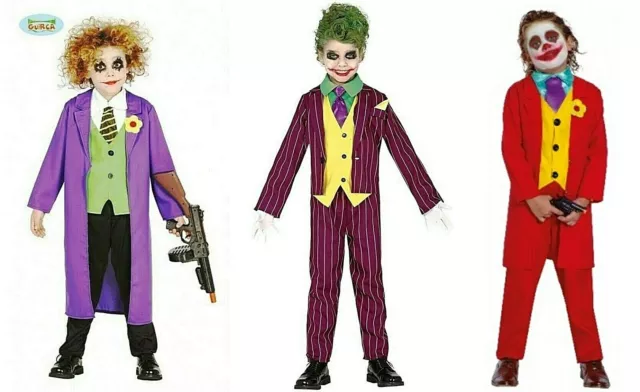 CARNEVALE HALLOWEEN VESTITO Joker Clown Psicopatico Crazy Bad