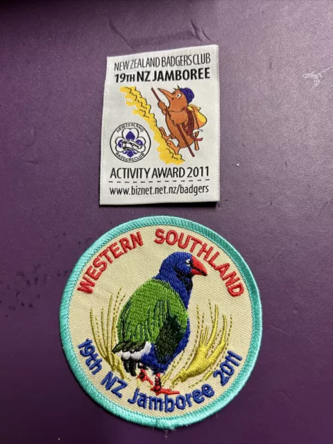 19th NZ Jamboree 2011 Scout Badges