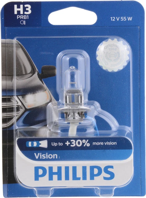 85-92 Trans Am Fog Lamp Bulb HALOGEN VISION (+30%) EACH PHILIPS
