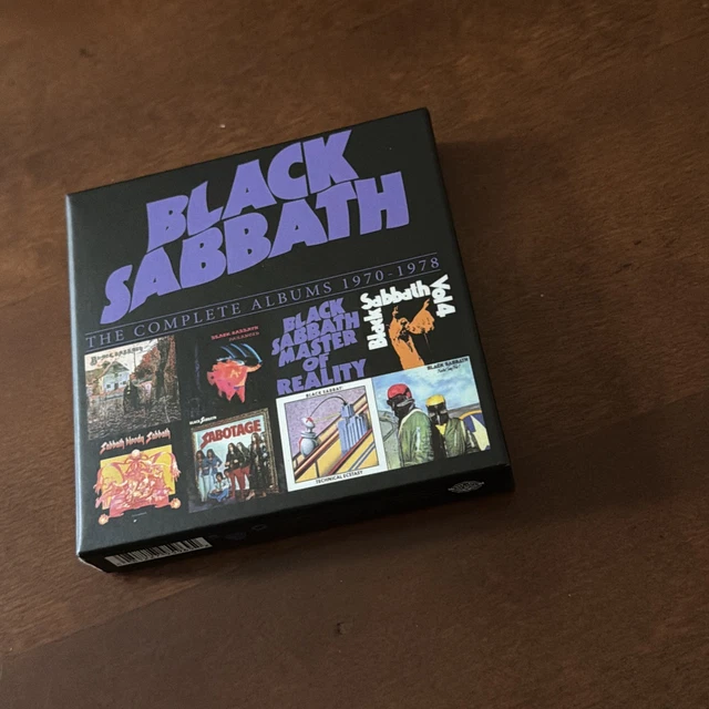 BLACK SABBATH – The Complete Albums 1970–2017 | 20‑CD Box Set