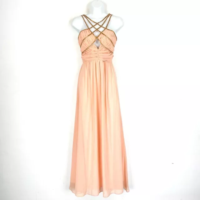 Little mistress peach dress online