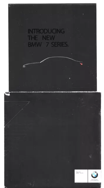 BMW 7-Series G11 2015 UK Market Preview Foldout Mailer Sales Brochure