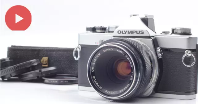 [Casi MINT] Cámara de película OLYMPUS OM-1 + lente Zuiko MC auto macro...