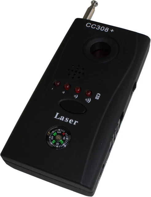 CC308 Bugdetektor Anti-Spionage RF Detektor für DECT, Wireless Bug and Listening 6