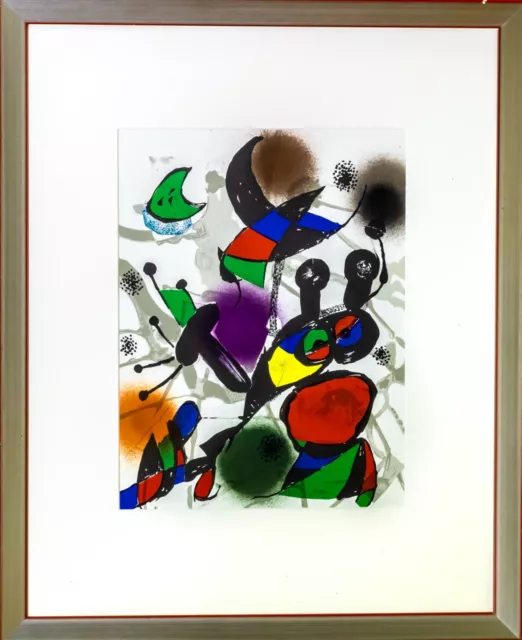 Joan Miro, Libelle - Original-Farblithographie