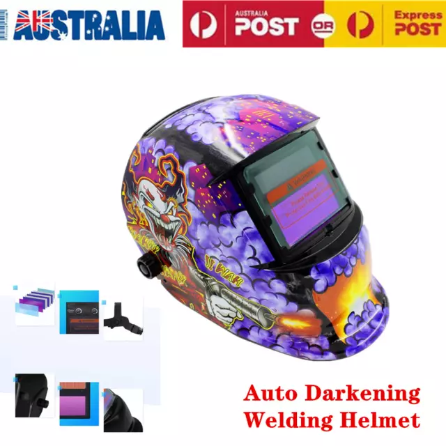 Solar Auto Darkening Welding Helmet Electric Welding Hat Argon Welding Mask