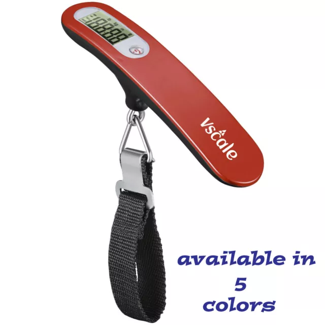 Portable Travel 110lb / 50kg LCD Digital Hanging Luggage Scale Electronic Weight