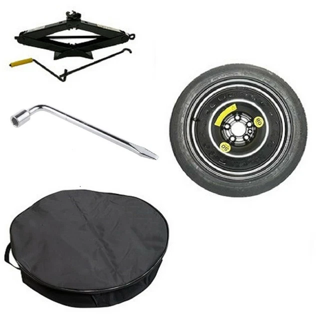 Kit Roue De Secours Galette 17" Pour Suzuki S-Cross 2017 - Avec Cric, Clé Et Housse De Transport