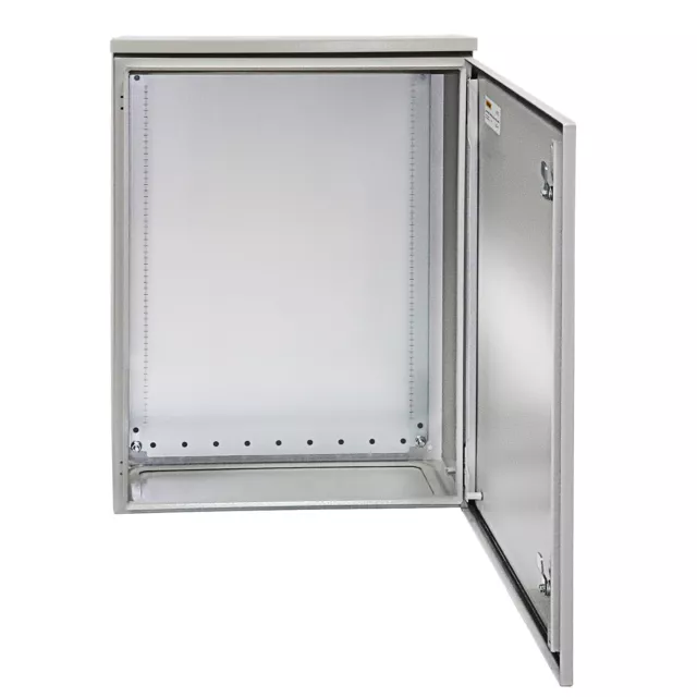 VEVOR Caja eléctrica de acero IP65 para interiores y exteriores 70 x 50 x 20 cm