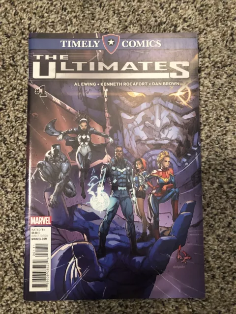 Timely Comics: THE ULTIMATES #1 (2016) 1st App Ayo & Aneka World Of Wakanda NM-