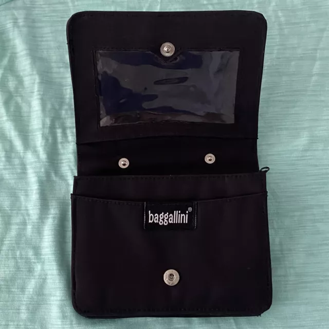 Baggallini Small Black Convertible Crossbody Or Belt Waist Fanny Pack Bag Purse