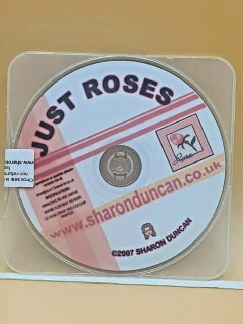 Just Roses - CD-ROM artesanal de Sharon Duncan