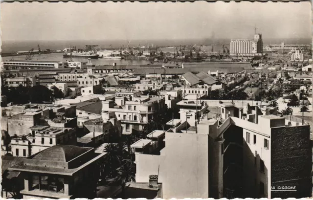 CPA AK CASABLANCA vue sur le port MAROC (23301)