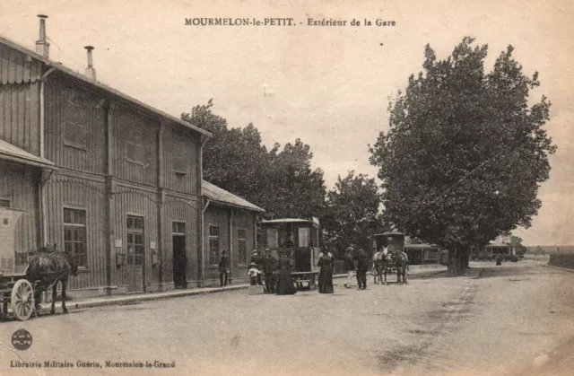 CPA 51. MOURMELON LE PETIT (Marne) - Outside the station (couplings)