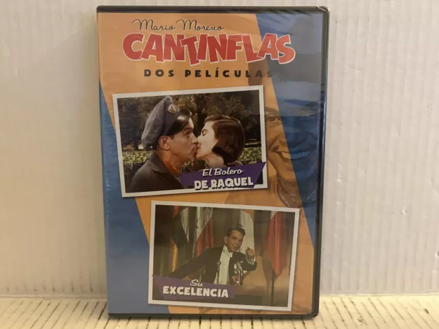 Cantinflas Dos Películas: El Bolero De Raquel y Su Excelencia (DVD) NUEVO