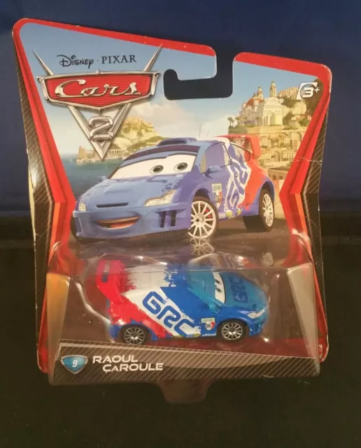 Disney Pixar Cars 2 Raoul Caroule Die Cast Car #9 2010 V2809 1:55 NIP