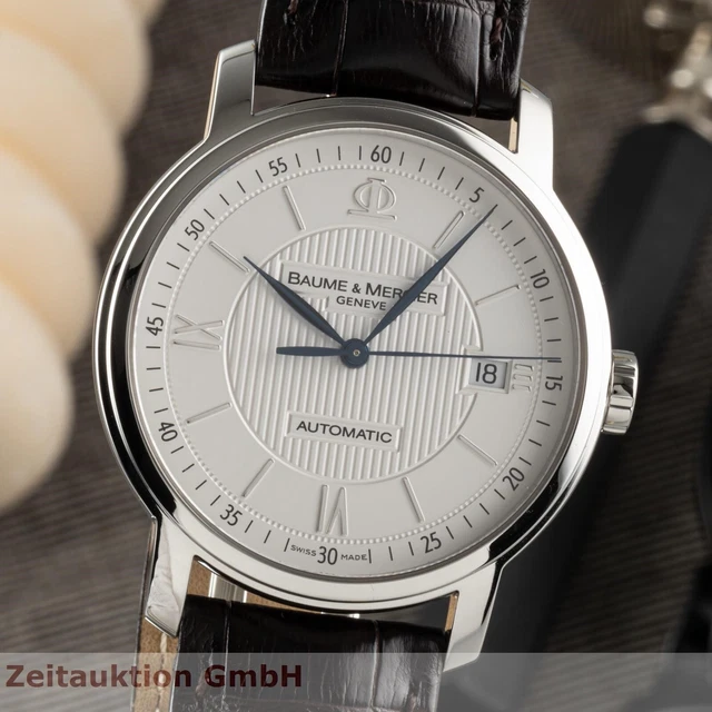 Baume & Mercier Classima Edelstahl Automatik Herrenuhr Ref. 65615