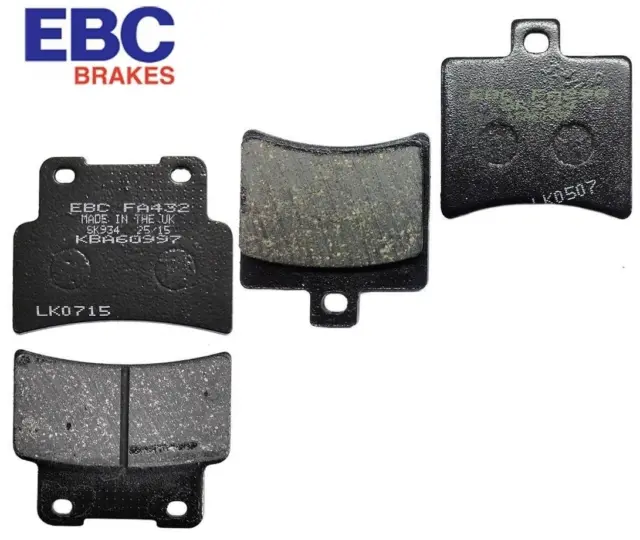 EBC Bremsbeläge SET Vorne + Hinten für Aprilia RS 125 (Radial Caliper) 06-10