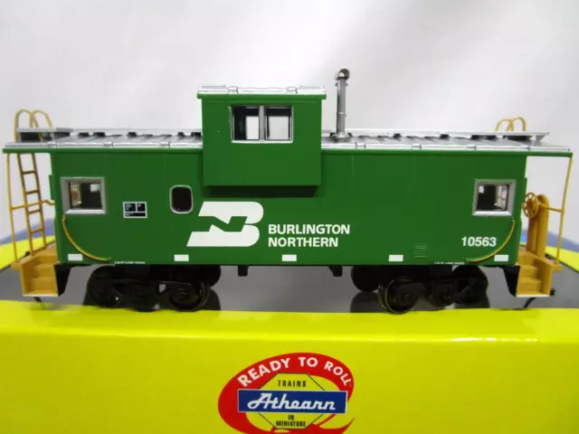 Athearn HO Scale BN Burlington Northern Wide Vision Caboose Car #10563 NOS 75190