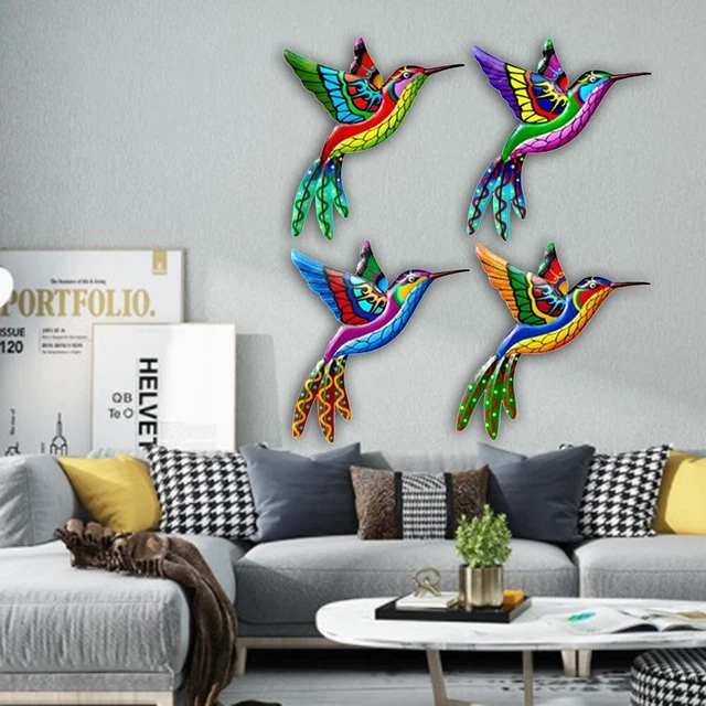 Lot de 3 décorations murales en métal géométriques abstraites noir Homcom | Maisons du Monde Lot de 3 décorations murales en métal géométriques abstraites noir Homcom | Maisons du Monde