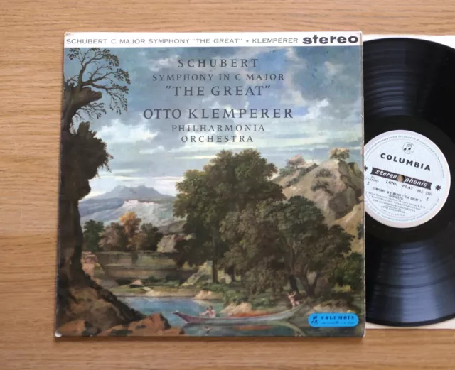 SAX 2397 ED1 Schubert Symphony 9 The Great Klemperer Columbia Stereo 1st B/S EX