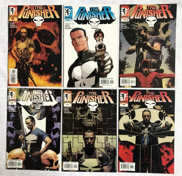 The Punisher Vol 3 # 1-6 - Ennis Marvel Knights (2000) lot of 6 comics