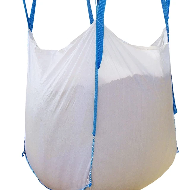 Jumbulk & Secbolt FIBC Bulk Bag, U Panel One 1 Ton Bag, Sand Bag, 35"L X 35"W X