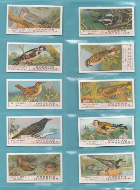 Birds  -  C.c.s. Repros (Of Ogden's)  -  Set  Of  50  British  Birds  Cards