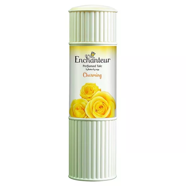 Enchanteur Perfumed Talc Body Powder Charming Desire Alluring Romantic 200g  x 4