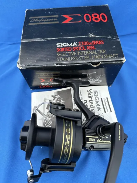 VINTAGE SHAKESPEARE SIGMA 2200ck Series E080 Exc W/ Box $49.99