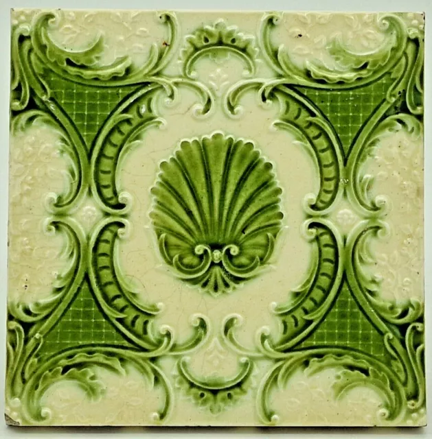 Antique Fireplace Tile Maw & Co C1906