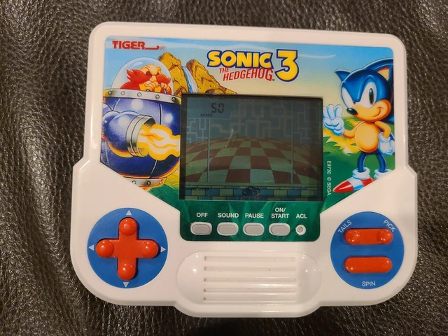 HASBRO TIGER ELECTRONICS Handheld Sonic The Hedgehog 3 LCD Game 2020 ...