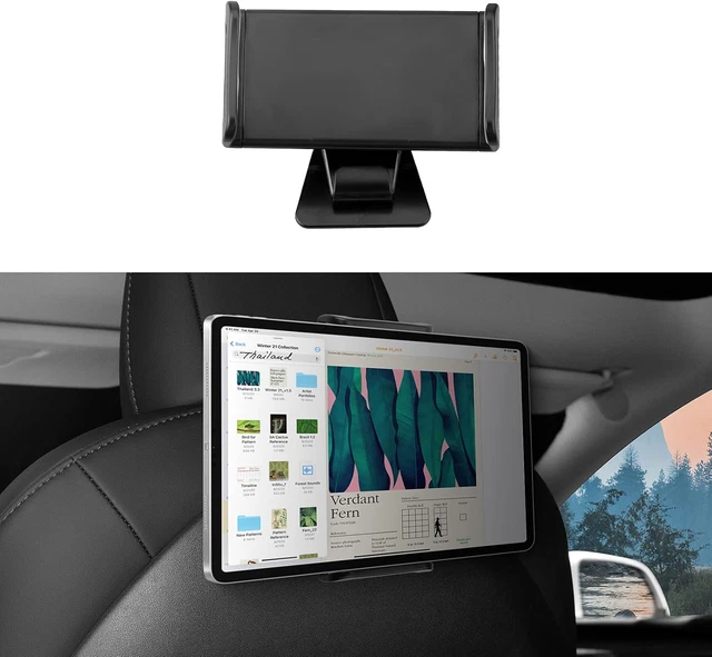 Cuscino Poggiatesta In Pelle Scamosciata Per Tesla Model 3/Y/S/X – Supporto Collo Ergonomico, 2 Pezzi, Nero