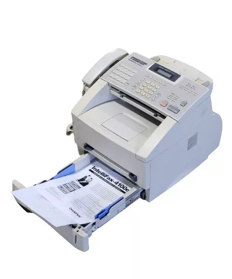 Brother intellifax 4100e Business Class Laser Fax/Copier COMES EXACTLY AS PICTUR