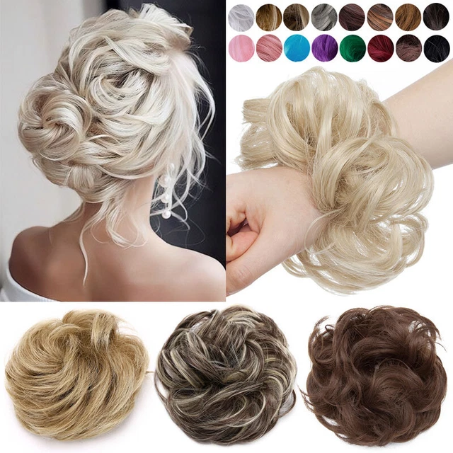 CLEARANCE Curly Messy Bun Hair Piece Natural Scrunchie Updo Fake Hair Extensions