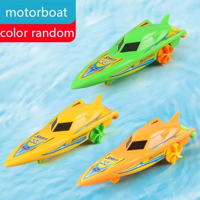 1 x Wind Up Clockwork Boat Ship Toys Play Water Bath Toy For Children L8B5