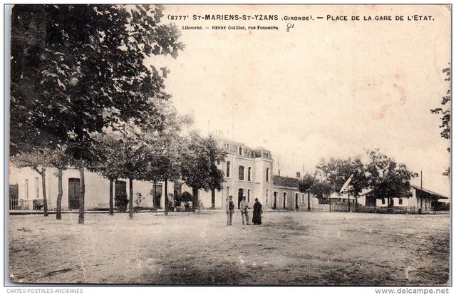 33 SAINT MARIENS - Place de la gare de l'etat