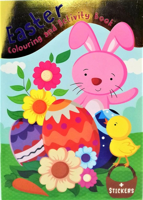 COLOURING BOOK MAL & AKTIVITÄTENBUCH KINDER 64 SEITEN AUSMALEN SPIEL & SPAß